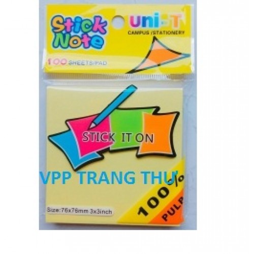 Giấy note vàng 3x2 